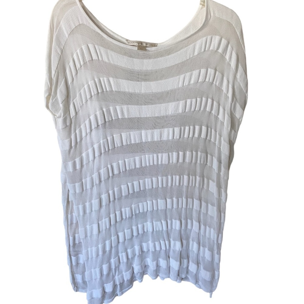 Boston Proper white swim cover up size XS